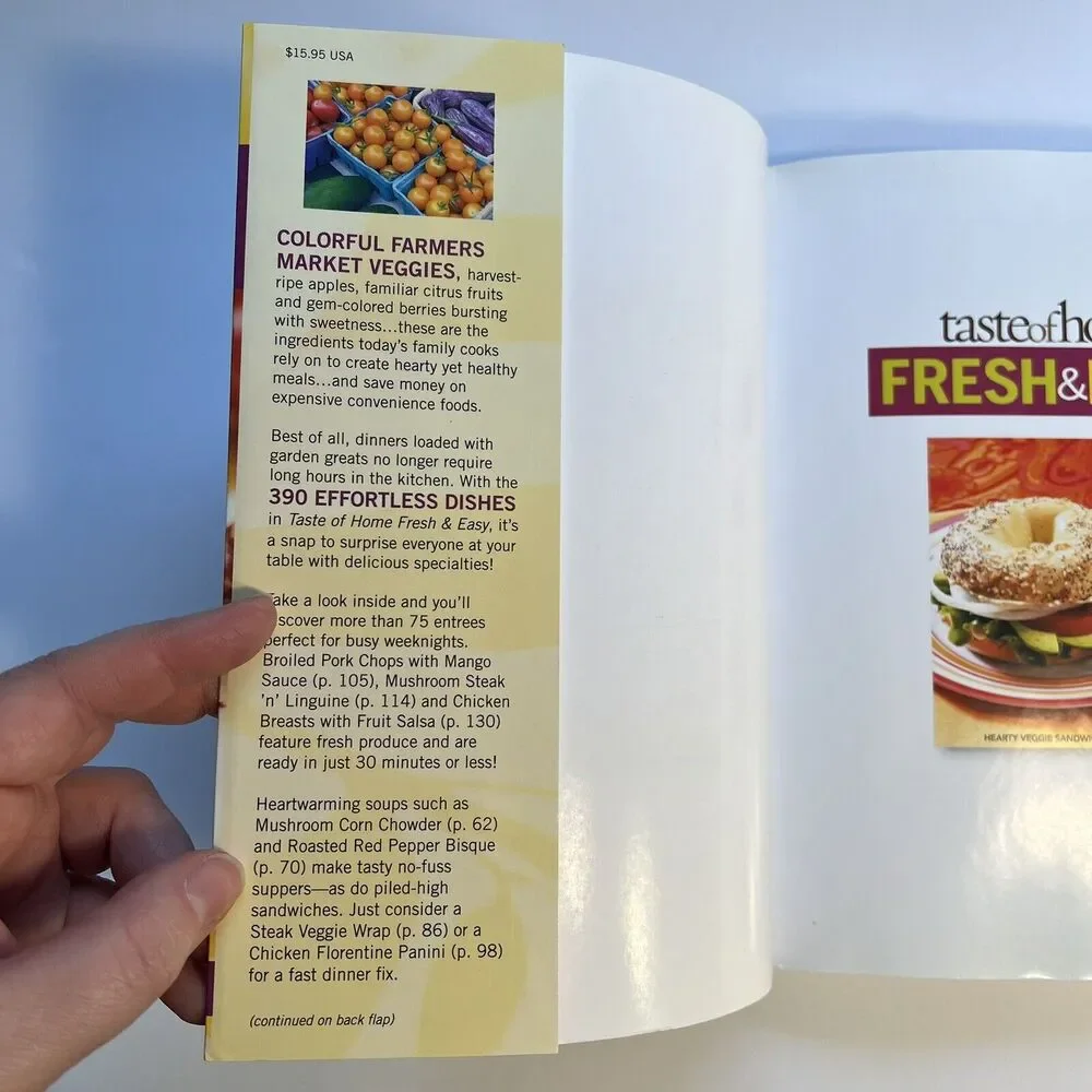 Taste of Home Fresh and Easy 390 Garden Fresh Recipes Cookbook Paperback